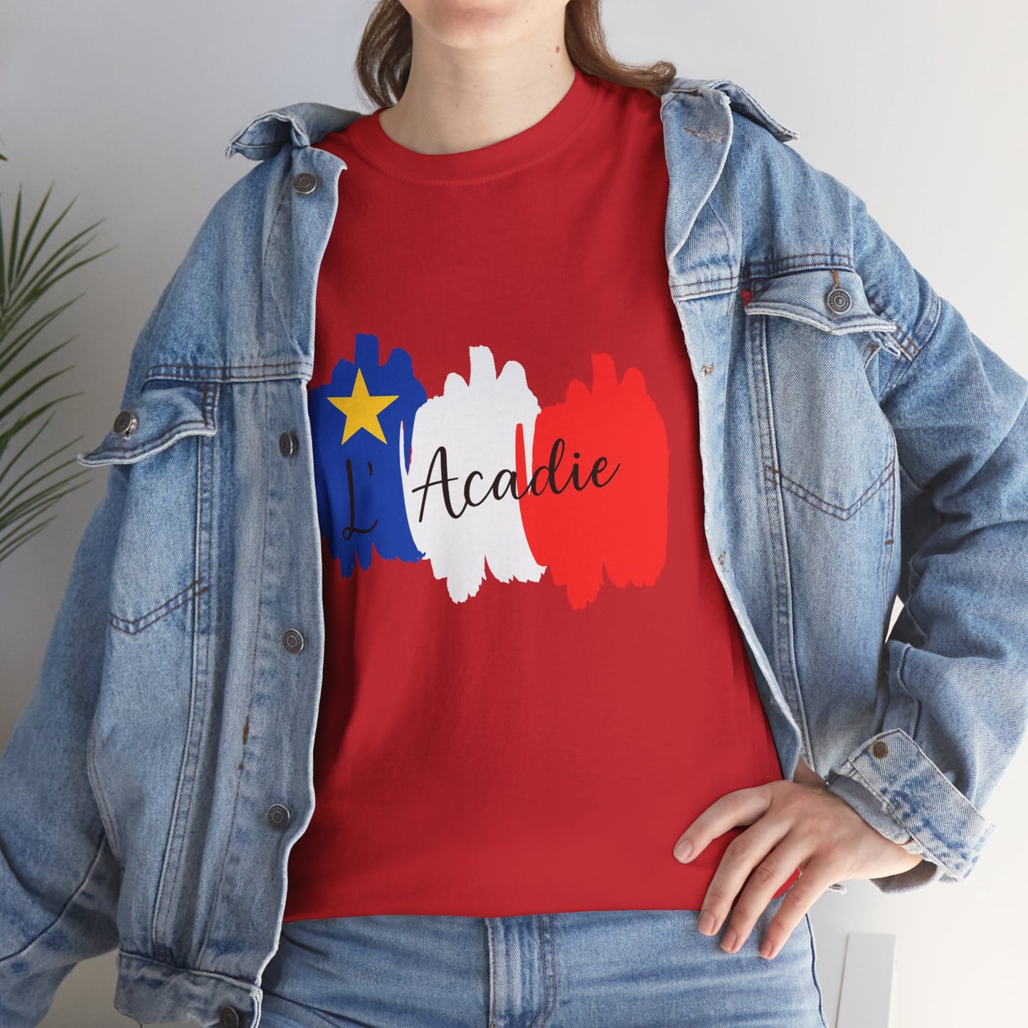 Acadian Tricolor Pattern Premium Tee