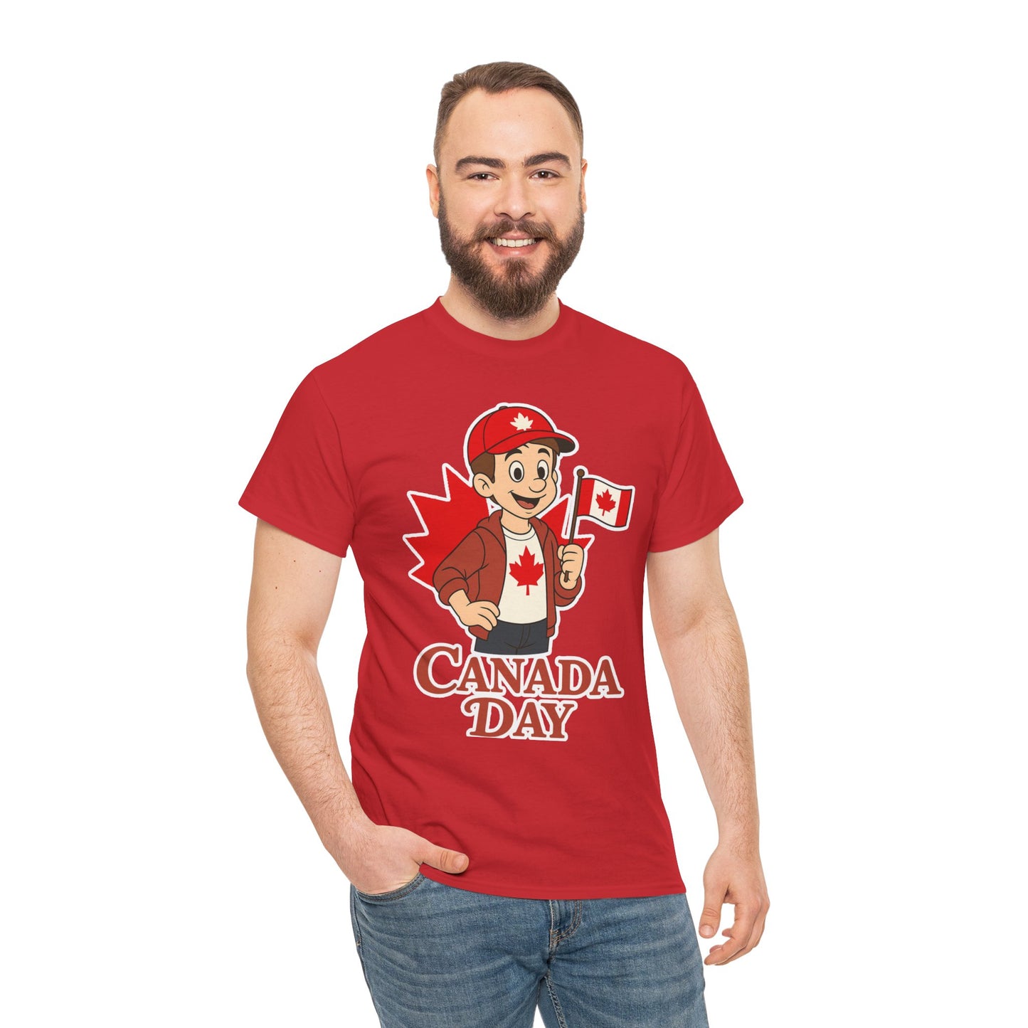 Red & White – Canada Day Anime Tee