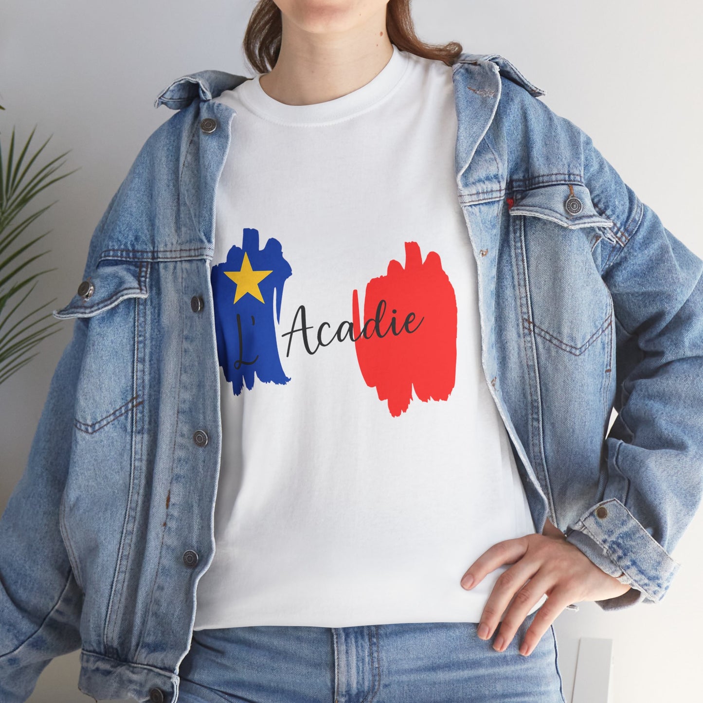 Acadian Tricolor Pattern Premium Tee