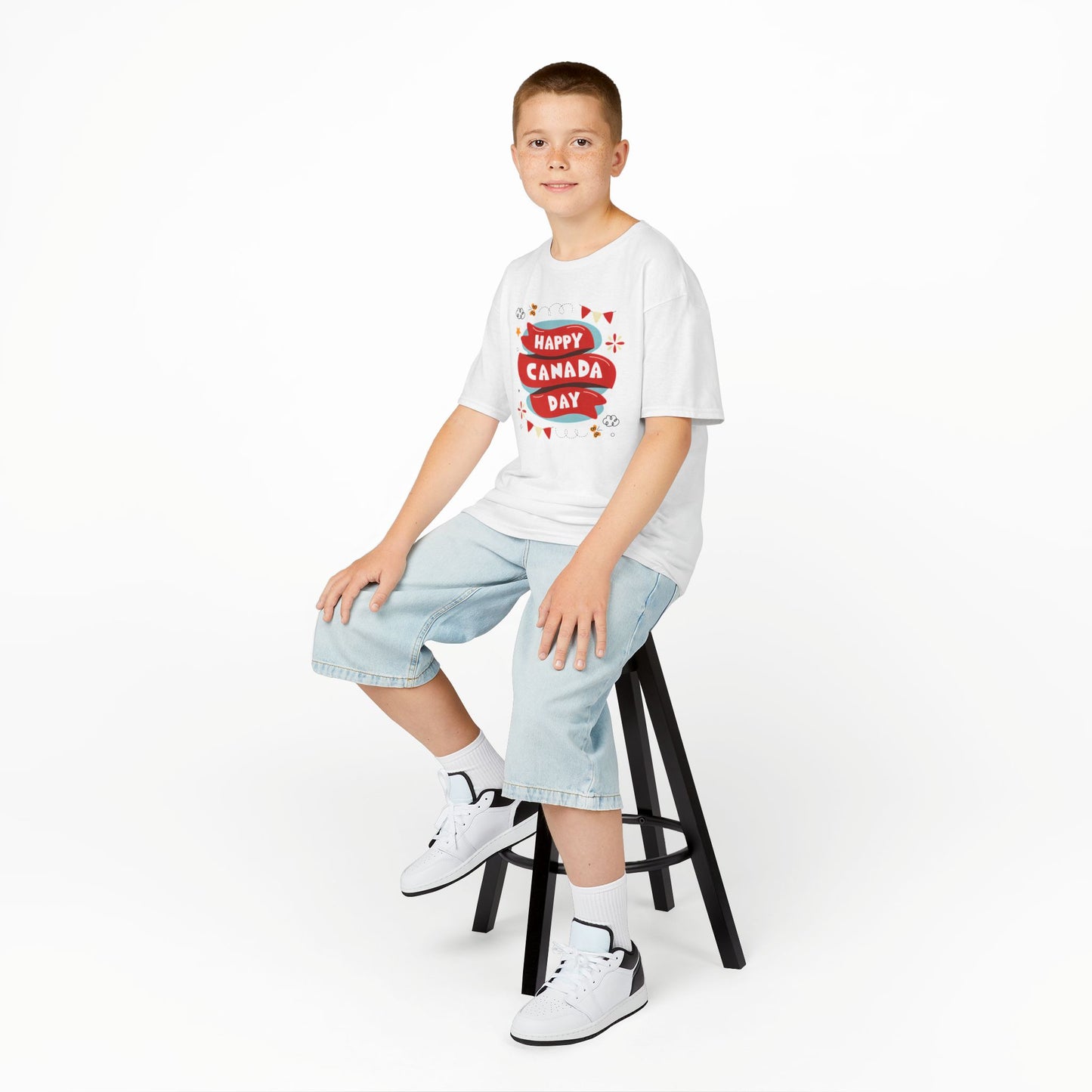 Kids Canada Day Tee - Celebrate with Joyful Design