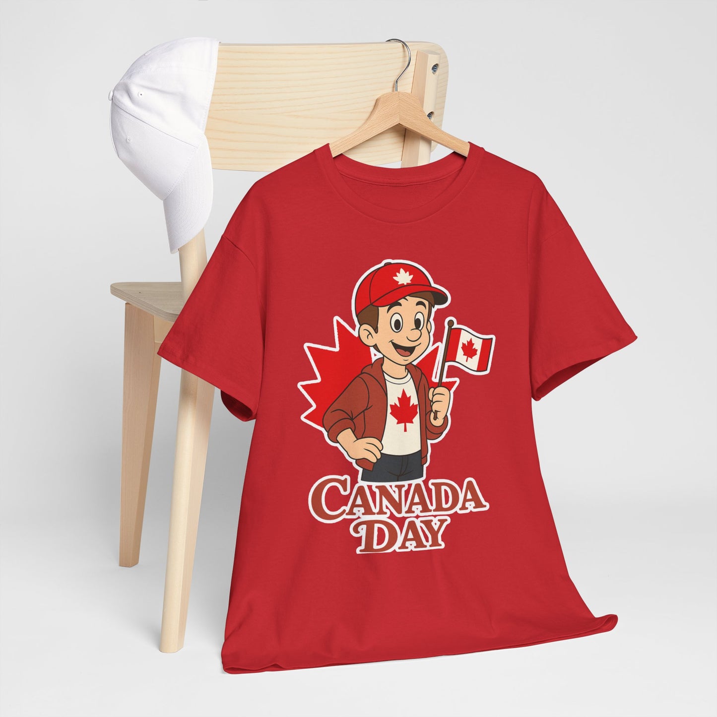 Red & White – Canada Day Anime Tee