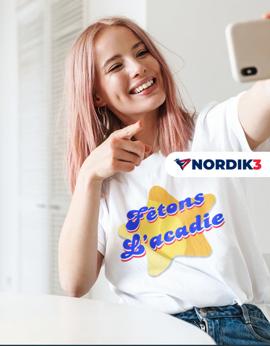 Shining Acadian Star Celebration Tee