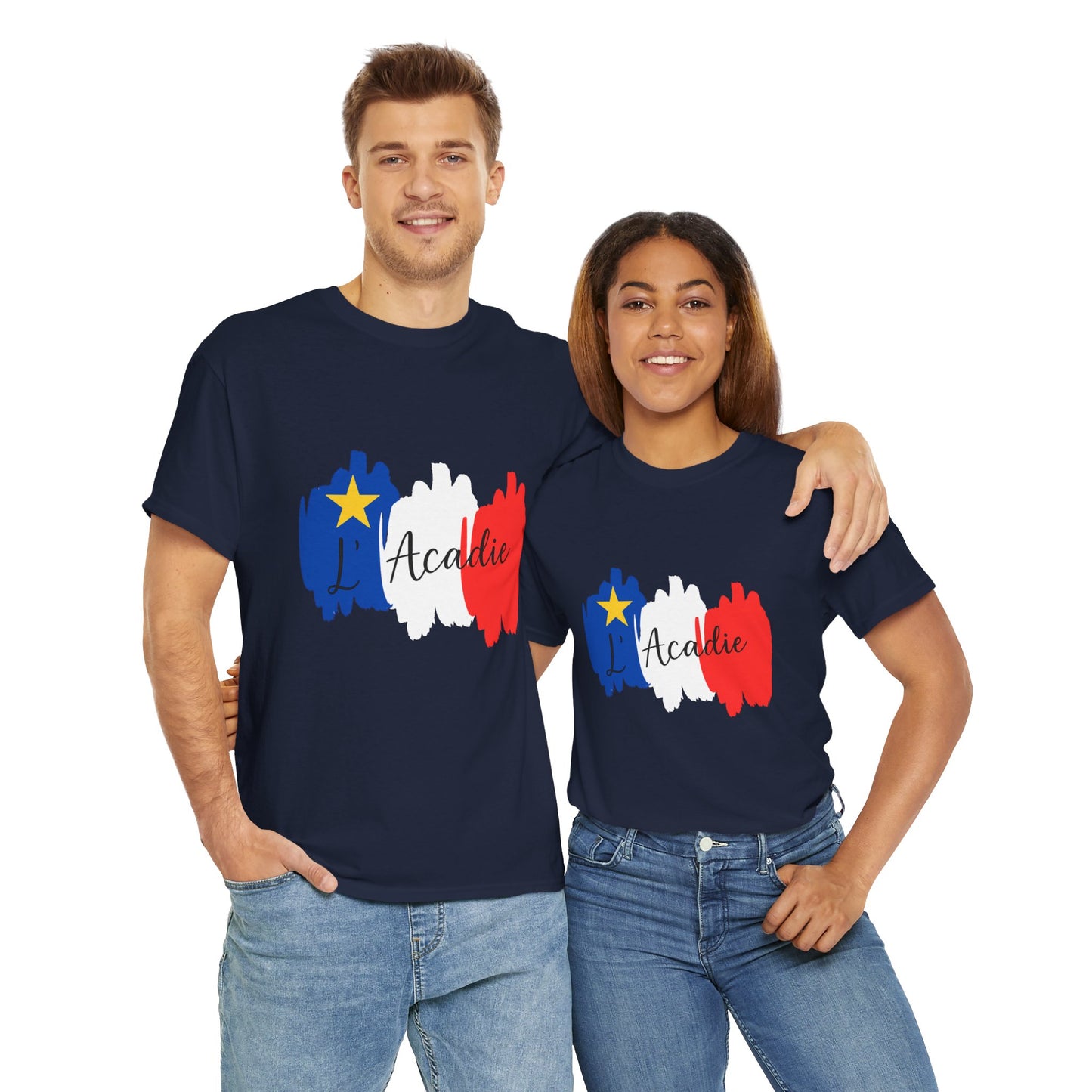 Acadian Tricolor Pattern Premium Tee