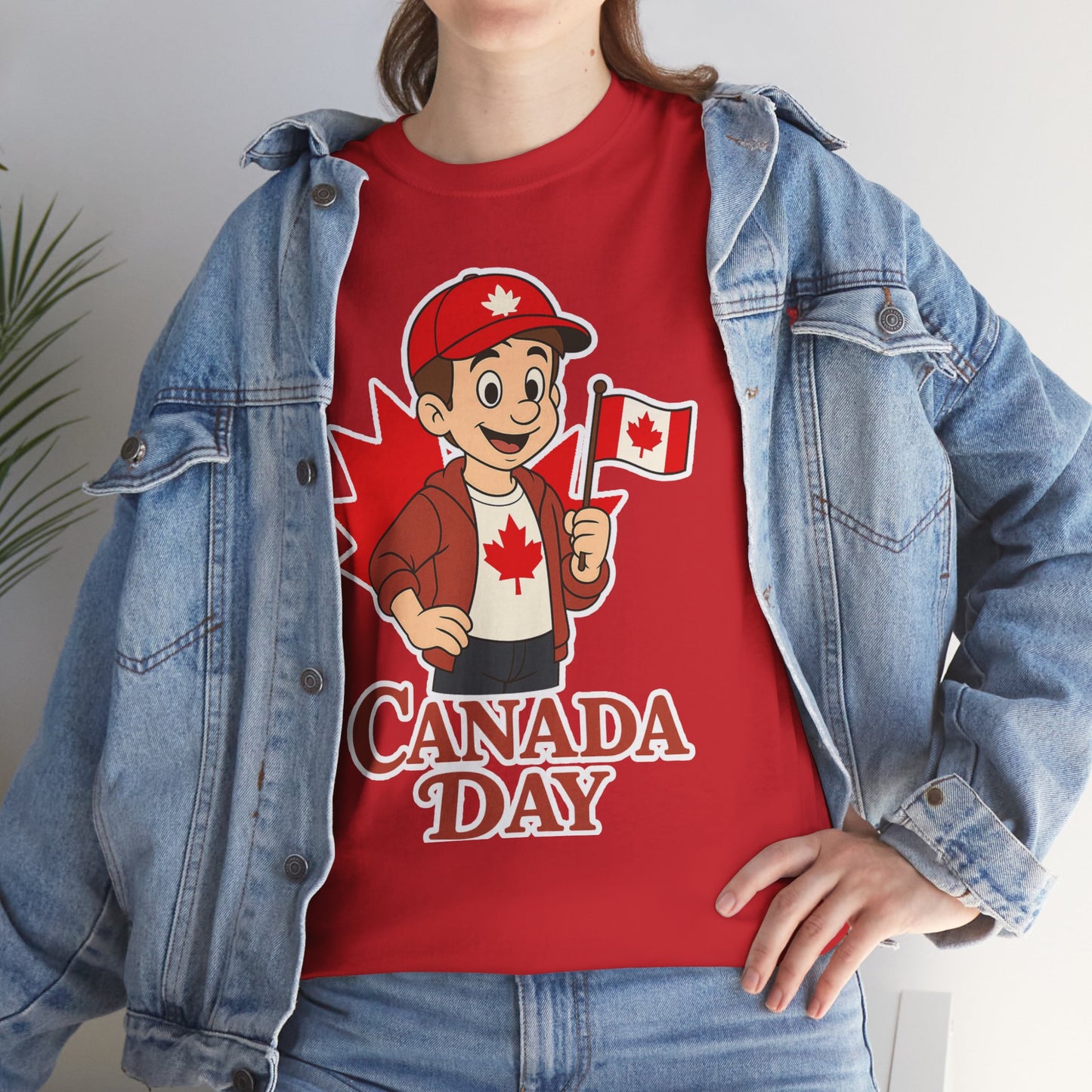 Red & White – Canada Day Anime Tee