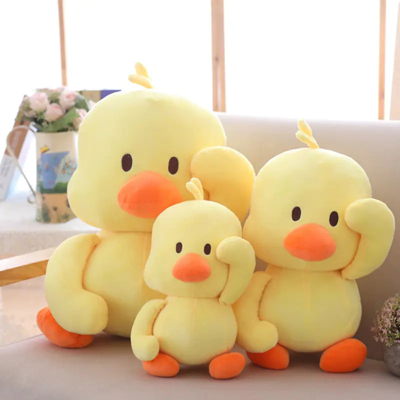 Dancing Plush Yellow Duck Toy with Expressions
