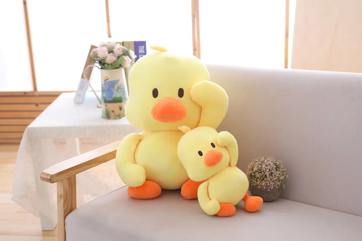 Dancing Plush Yellow Duck Toy with Expressions