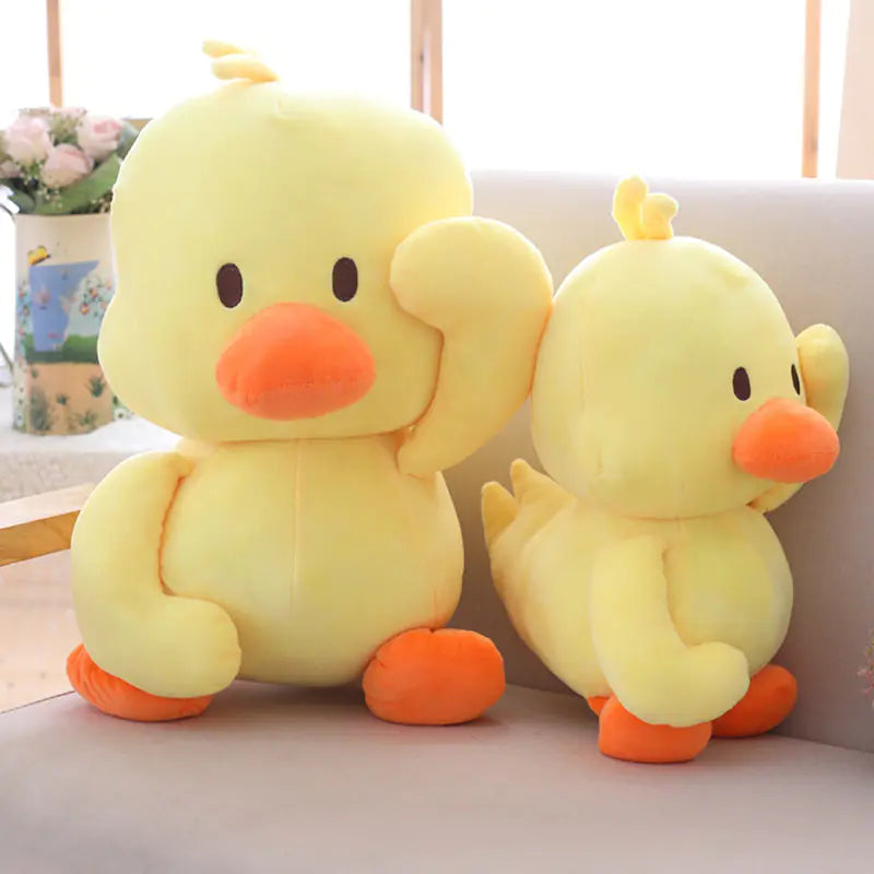 Dancing Plush Yellow Duck Toy with Expressions