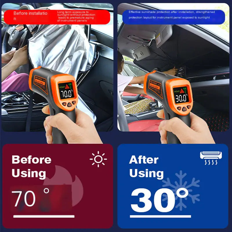 Auto Shade Umbrella - Foldable Heat Guard