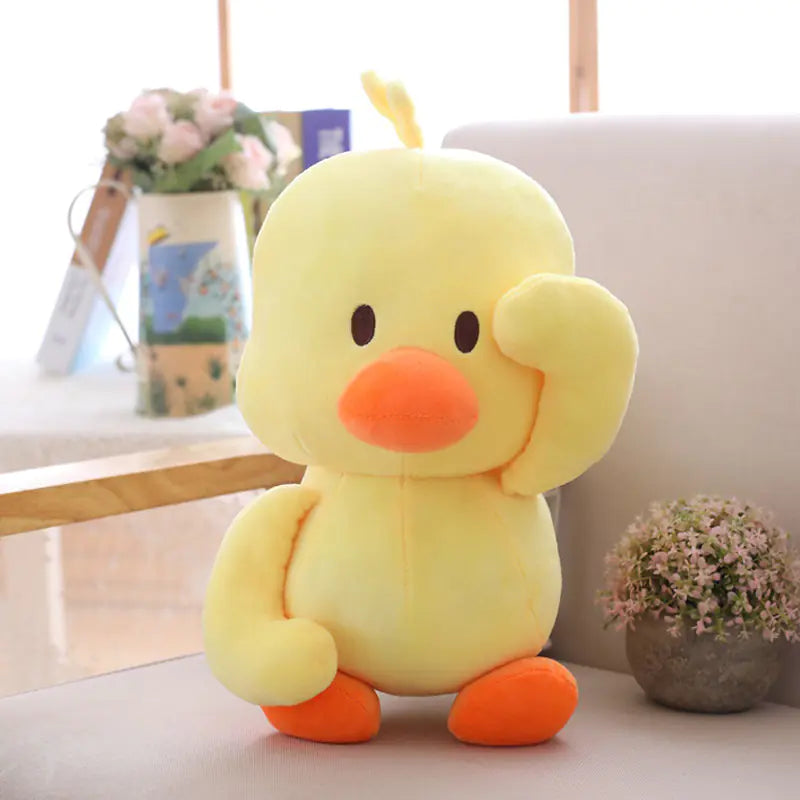 Dancing Plush Yellow Duck Toy with Expressions